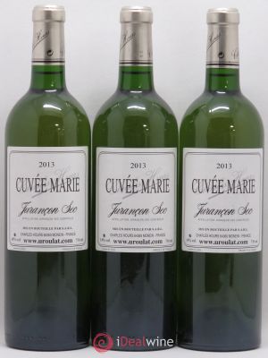 Jurançon Sec Uroulat Cuvée Marie Charles Hours  2013 - Lot of 3 Bottles