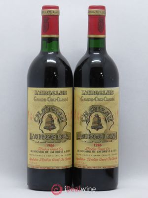 Château Angélus 1er Grand Cru Classé A  1986 - Lot of 2 Bottles