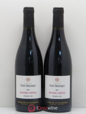 Beaune 1er Cru Les Grèves Château Génot-Boulanger 2011 - Lot of 2 Bottles