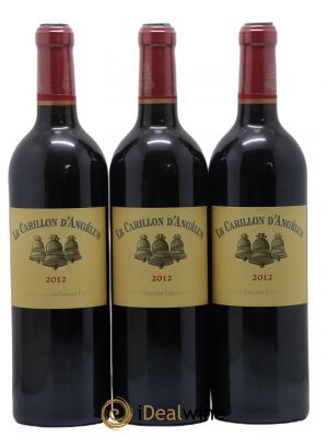 Le Carillon de l'Angélus Second vin  2012 - Lot of 3 Bottles