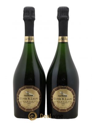 René Lalou Mumm Brut Cuvée Prestige  2002 - Lot of 2 Bottles