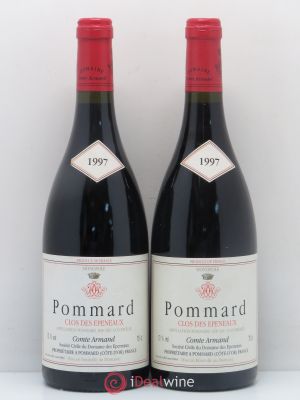 Pommard 1er Cru Clos des Epeneaux Comte Armand  1997 - Lot de 2 Bouteilles