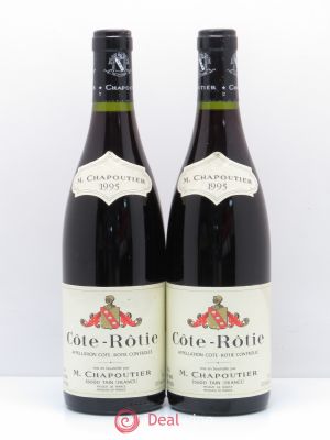 Côte-Rôtie Chapoutier  1995 - Lot of 2 Bottles