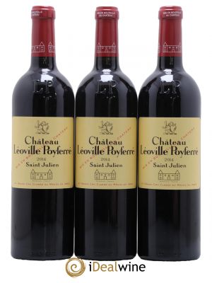 Château Léoville Poyferré 2ème Grand Cru Classé 2014 - Lot de 3 Bottles