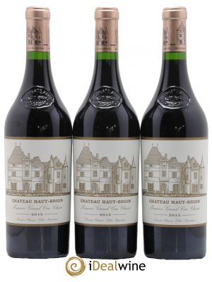 Château Haut Brion 1er Grand Cru Classé 2015 - Lot de 3 Bottles
