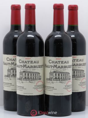 Château Haut Marbuzet  2007 - Lot of 4 Bottles