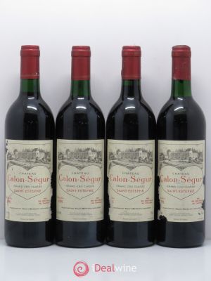 Château Calon Ségur 3ème Grand Cru Classé  1991 - Lot of 4 Bottles