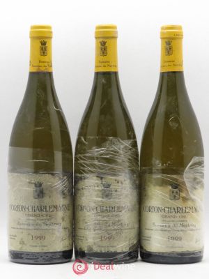 Corton-Charlemagne Grand Cru Bonneau du Martray (Domaine)  1999 - Lot of 3 Bottles