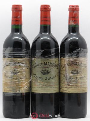 Clos du Marquis  1996 - Lot of 3 Bottles