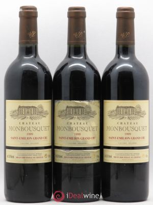 Château Monbousquet Grand Cru Classé  1999 - Lot of 3 Bottles