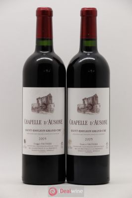 Chapelle d'Ausone Second vin  2005 - Lot de 2 Bouteilles