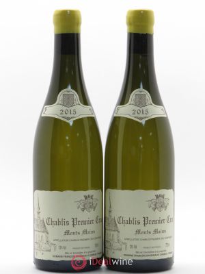 Chablis 1er Cru Montmains Raveneau (Domaine)  2015 - Lot of 2 Bottles