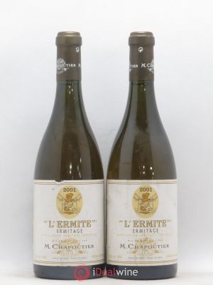 Hermitage Ermitage l'Ermite Chapoutier  2001 - Lot of 2 Bottles