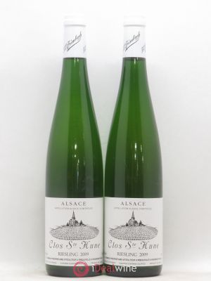 Riesling Clos Sainte-Hune Trimbach (Domaine)  2009 - Lot of 2 Bottles