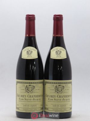 Gevrey-Chambertin 1er Cru Clos Saint Jacques Louis Jadot (Domaine)  2010 - Lot of 2 Bottles