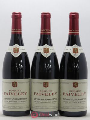 Gevrey-Chambertin 1er Cru La Combe aux moines Faiveley  2013 - Lot of 3 Bottles