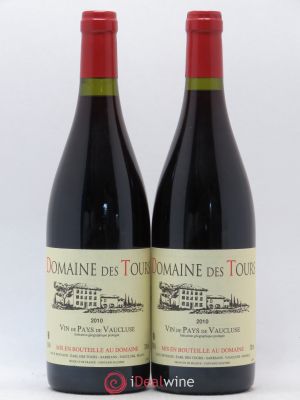 IGP Vaucluse (Vin de Pays de Vaucluse) Domaine des Tours E.Reynaud  2010 - Lot of 2 Bottles