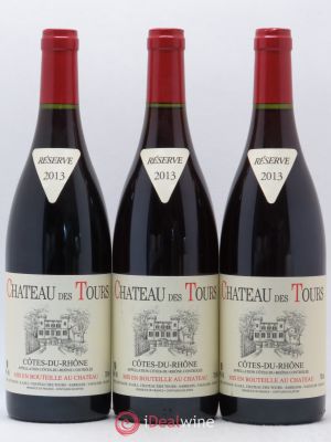 Côtes du Rhône Château des Tours E.Reynaud  2013 - Lot of 3 Bottles
