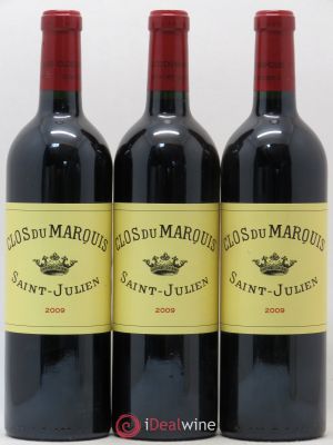 Clos du Marquis  2009 - Lot of 3 Bottles