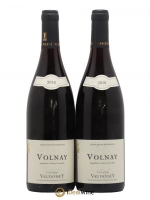 Volnay Domaine Christophe Vaudoisey 2018 - Lot of 2 Bottles