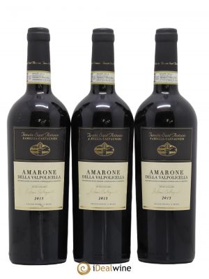 Amarone della Valpolicella DOC Antonio Castagnedi Tenuta Sant'Antonio 2015 - Lot of 3 Bottles