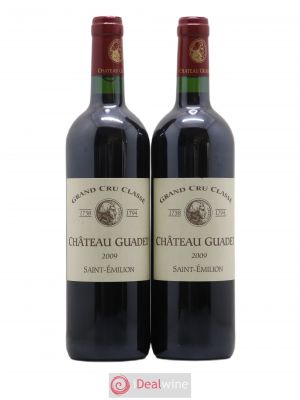 Château Guadet Grand Cru Classé  2009 - Lot of 2 Bottles