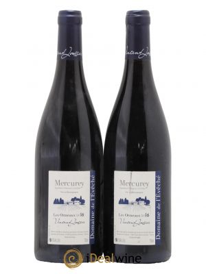 Mercurey Les Ormeaux Domaine de l'Evêché 2016 - Lot of 2 Bottles