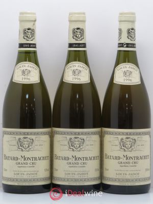 Bâtard-Montrachet Grand Cru Maison Louis Jadot  1996 - Lot of 3 Bottles