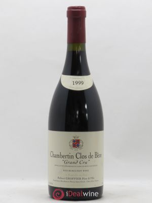 Chambertin Clos de Bèze Grand Cru Robert Groffier Père & Fils (Domaine)  1999 - Lot de 1 Bouteille