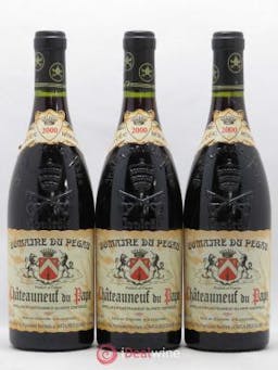 Châteauneuf-du-Pape Domaine du Pégau Cuvée Réservée Paul et Laurence Féraud  2000 - Lot of 3 Bottles