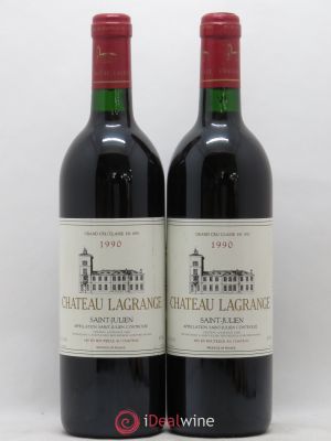 Château Lagrange 3ème Grand Cru Classé  1990 - Lot of 2 Bottles