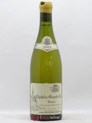 Chablis Grand Cru Valmur Raveneau (Domaine)  2003 - Lot of 1 Bottle