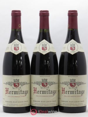 Hermitage Jean-Louis Chave  1997 - Lot of 3 Bottles