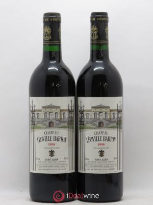 Château Léoville Barton 2ème Grand Cru Classé  1990 - Lot of 2 Bottles
