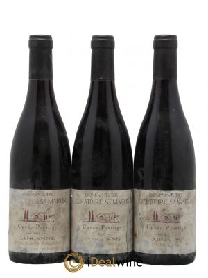Côtes-du-Rhône-Villages Cairanne Oratoire Saint-Martin Cuvée Prestige Frédéric et François Alary  2001 - Lot of 3 Bottles