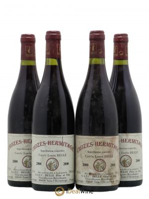 Crozes-Hermitage Cuvée Louis Belle Belle Père & Fils 2000 - Lot of 4 Bottles