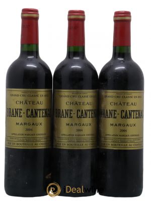 Château Brane Cantenac 2ème Grand Cru Classé  2004 - Lot de 3 Bouteilles