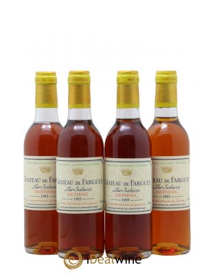 Château de Fargues  1993 - Lot de 4 Demi-bouteilles