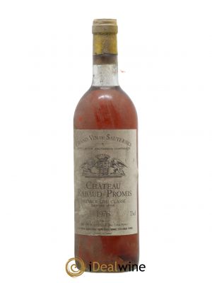 Château Rabaud Promis 1er Grand Cru Classé  1976 - Lot of 1 Bottle