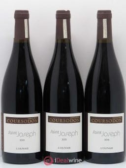 Saint-Joseph L'Olivaie Pierre et Jérôme Coursodon  2015 - Lot of 3 Bottles