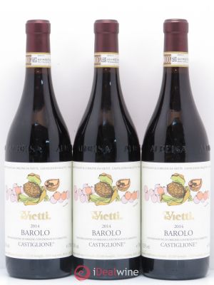 Barolo DOCG Vietti Castiglione 2014 - Lot of 3 Bottles
