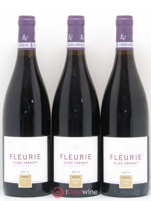 Beaujolais Fleurie Clos Vernay Domaine Lafarge-Vial 2014 - Lot of 3 Bottles