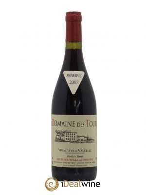 IGP Pays du Vaucluse (Vin de Pays du Vaucluse) Domaine des Tours Merlot-Syrah E.Reynaud  2007 - Lot of 1 Bottle