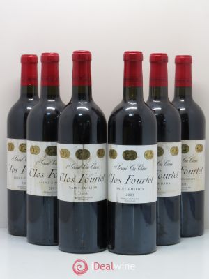 Clos Fourtet 1er Grand Cru Classé B  2003 - Lot of 6 Bottles