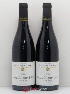 Aloxe-Corton 1er Cru Valozières Domaine Jean-Pierre Maldant 2014 - Lot of 2 Bottles