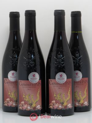 Châteauneuf-du-Pape Pierre Vidal (no reserve) 2013 - Lot of 4 Bottles