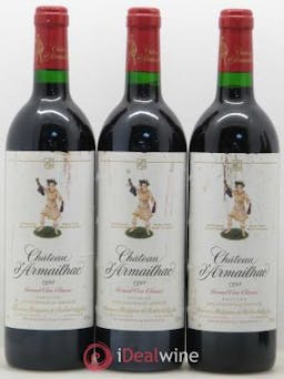 Château d'Armailhac - Mouton Baron(ne) Philippe 5ème Grand Cru Classé  1993 - Lot of 3 Bottles