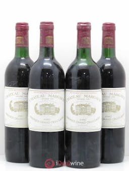 Château Margaux 1er Grand Cru Classé  1987 - Lot of 4 Bottles