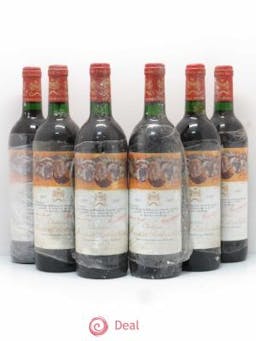 Château Mouton Rothschild 1er Grand Cru Classé  1987 - Lot of 6 Bottles