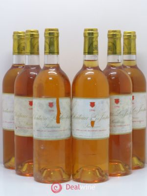 Château les Justices Cru Bourgeois  1996 - Lot of 6 Bottles